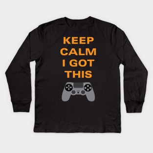 Keep Calm Kids Long Sleeve T-Shirt